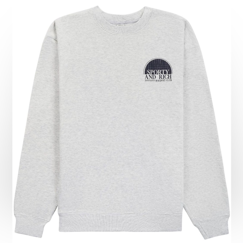 SPORTY & RICH | racquet Club logo-print sweatshirt